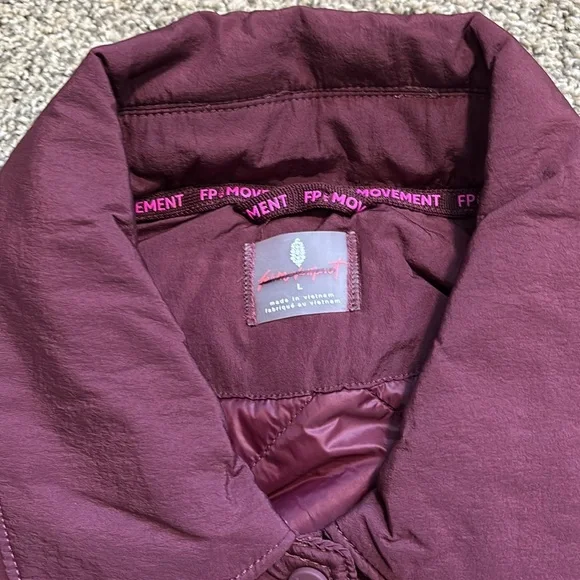 FP Movement Off The Bleachers Coaches Jacket size large
